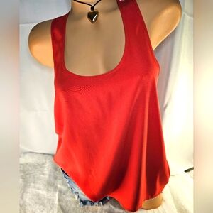 Frenchi RED Racerback Tank